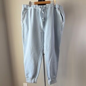 Poppy & Peonies Light Blue Joggers